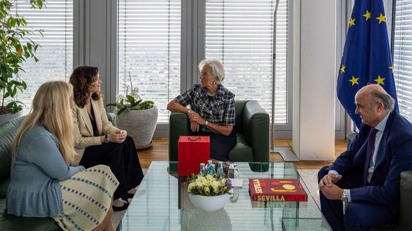 Ayuso traslada a Lagarde la fortaleza de Madrid como motor económico