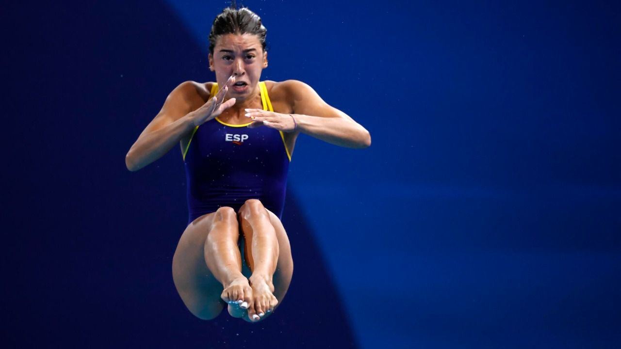 La española Valeria Antolino, octava en la final de trampolín de tres metros