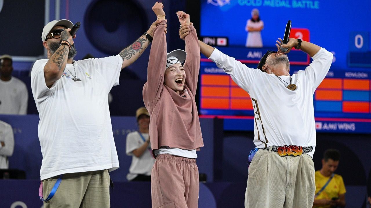 Ami hace historia para Japón: gana el primer oro olímpico en 'breaking'
