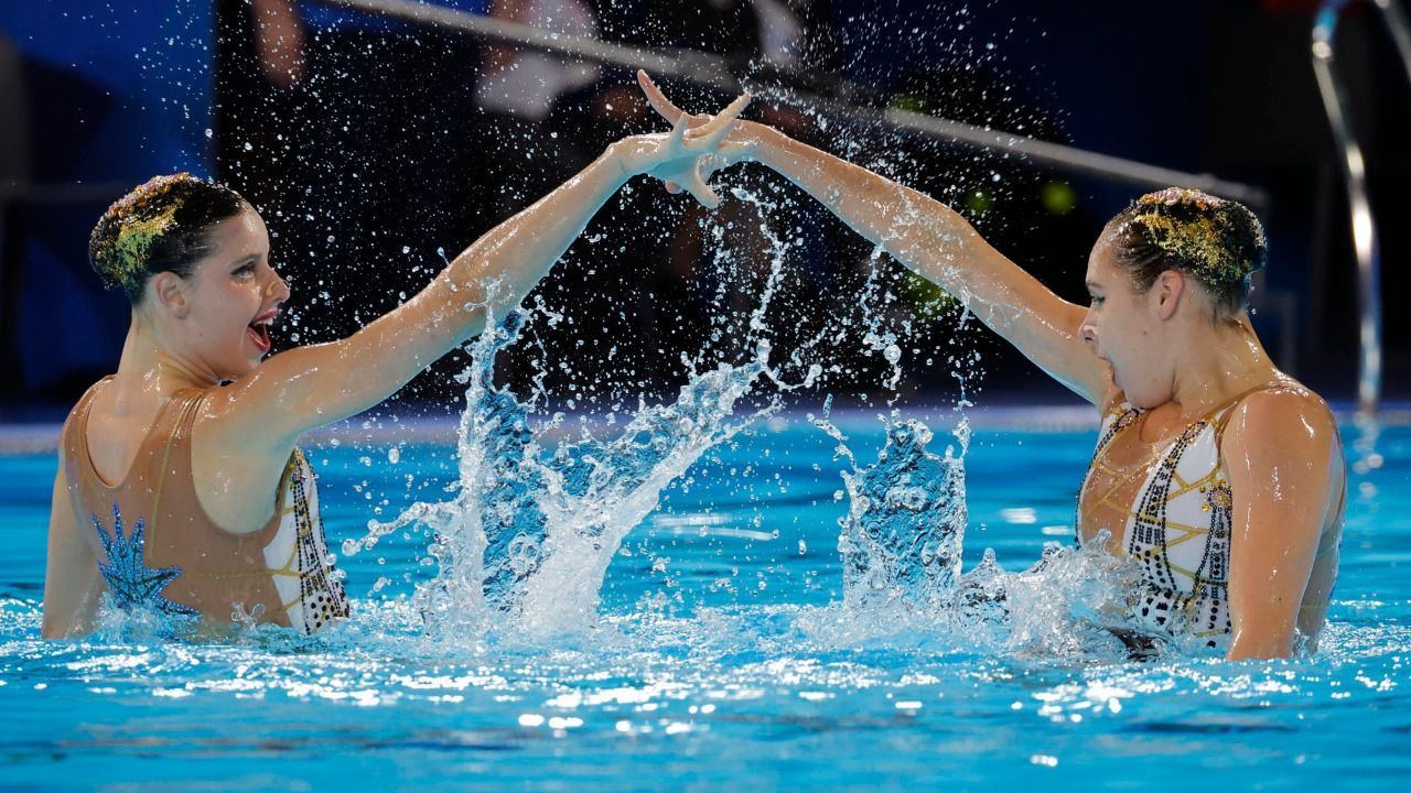 Las españolas Ozhogina y Tió, séptimas en la final de natación artística