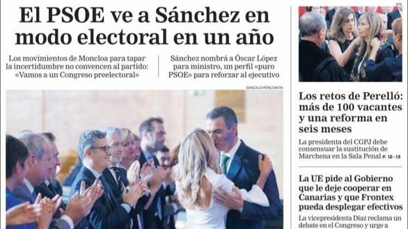 Las portadas de este jueves