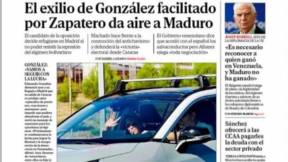 Las portadas de este lunes