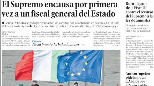 Las portadas de los periódicos de este jueves