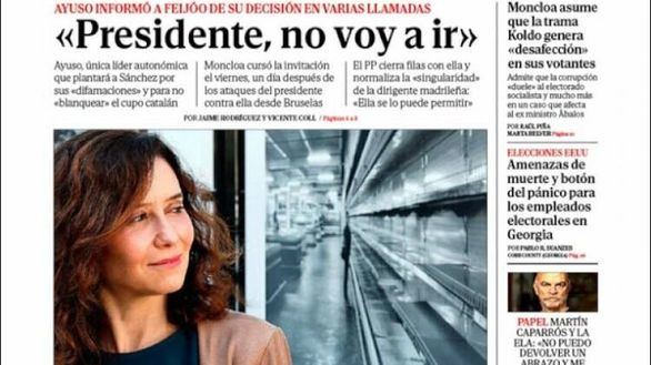 Las portadas de este martes