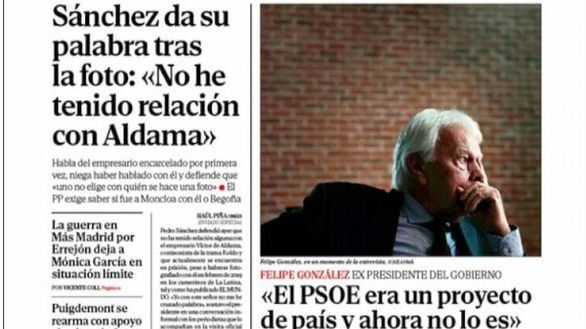 Las portadas de este lunes