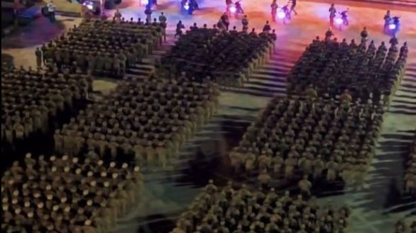 Un grupo de 2.500 soldados y policías 