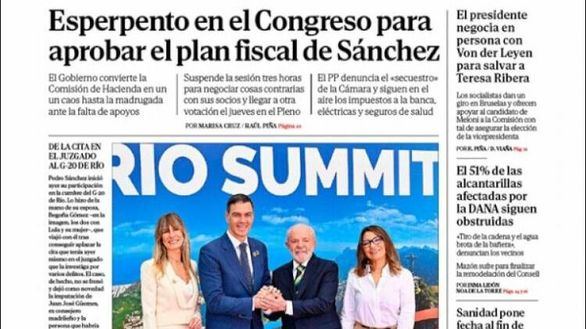 Las portadas de este martes