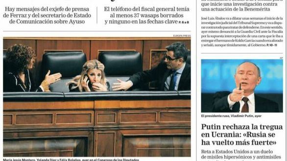 Las portadas de este viernes