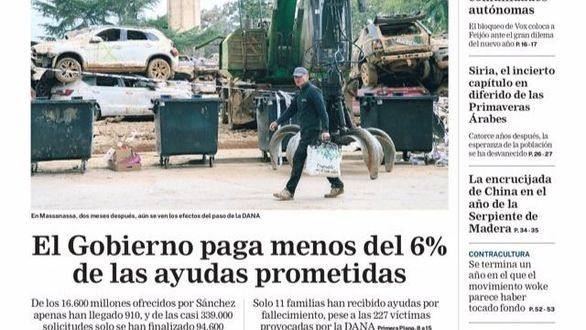 Las portadas de los periódicos de este domingo, 29 de diciembre