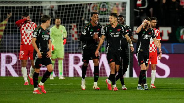 Liga de Campeones. El Arsenal estropea la última noche europea del Girona