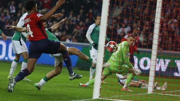 Liga de Campeones. El Lille se mete en octavos y se confirma como la gran sorpresa del torneo