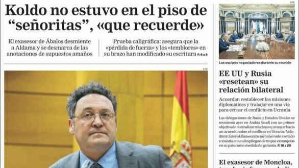 Las portadas de este miércoles