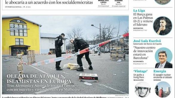 Las portadas de los periódicos de este domingo, 23 de febrero