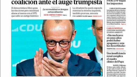 Las portadas de los periódicos de este lunes, 24 de febrero