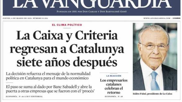 Las portadas de los periódicos de este jueves, 6 de marzo