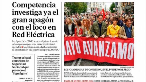 Las portadas de los periódicos de este viernes, 2 de mayo