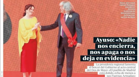 Las portadas de los periódicos de este sábado, 3 de mayo