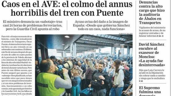 Las portadas de los periódicos de este martes, 6 de mayo