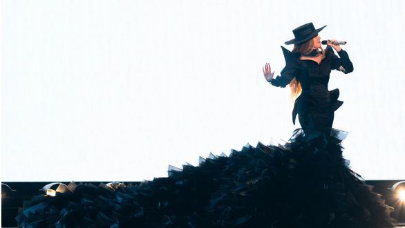 Primer ensayo de Melody en el escenario de Eurovisión