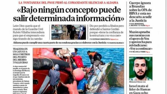 Las portadas de este jueves