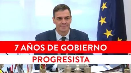 Sánchez presume de siete años de Gobierno en plena ola de escándalos