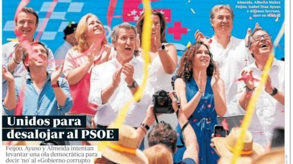Las portadas de este lunes