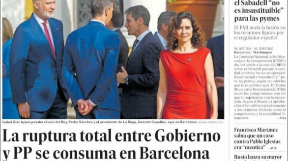 Las portadas de los periódicos de este sábado, 7 junio