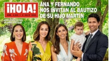 La boda del hijo de Ana Rosa y la familia Preysler se va se bautizo