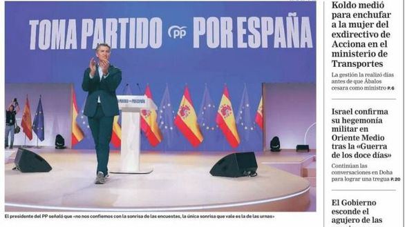 Las portadas de este lunes