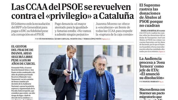 Las portadas de este viernes