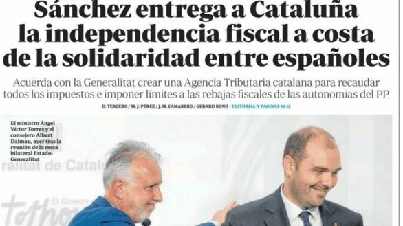 Las portadas de este martes