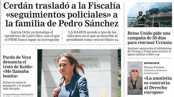 Las portadas de los periódicos de este martes, 22 de julio