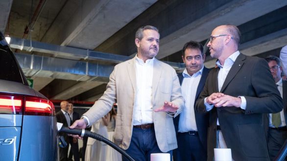 Madrid estrena en Nuevos Ministerios el mayor punto de recarga de vehículos eléctricos