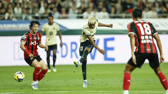 Pretemporada. El Barcelona se lo pasa en grande en Corea del Sur