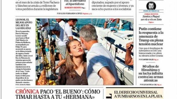 Las portadas de este domingo