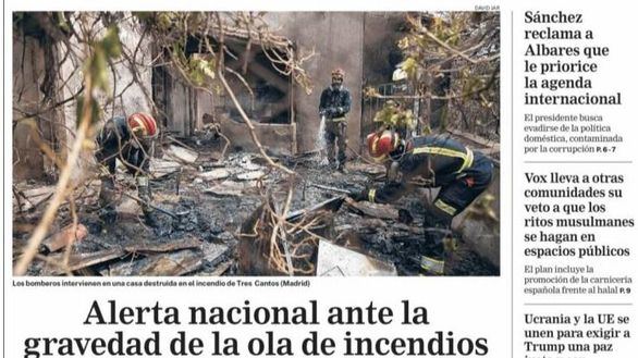 Las portadas de este miércoles