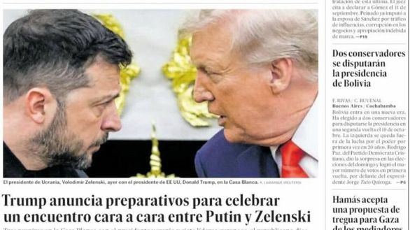 Las portadas de este martes