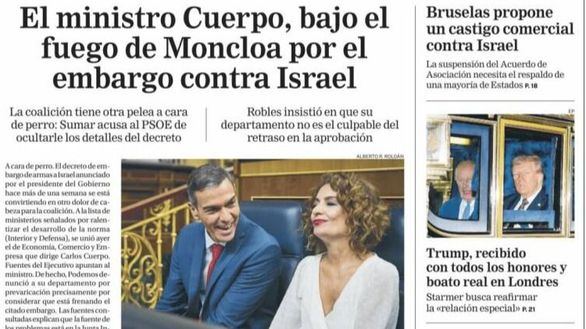Las portadas de los periódicos de este jueves
