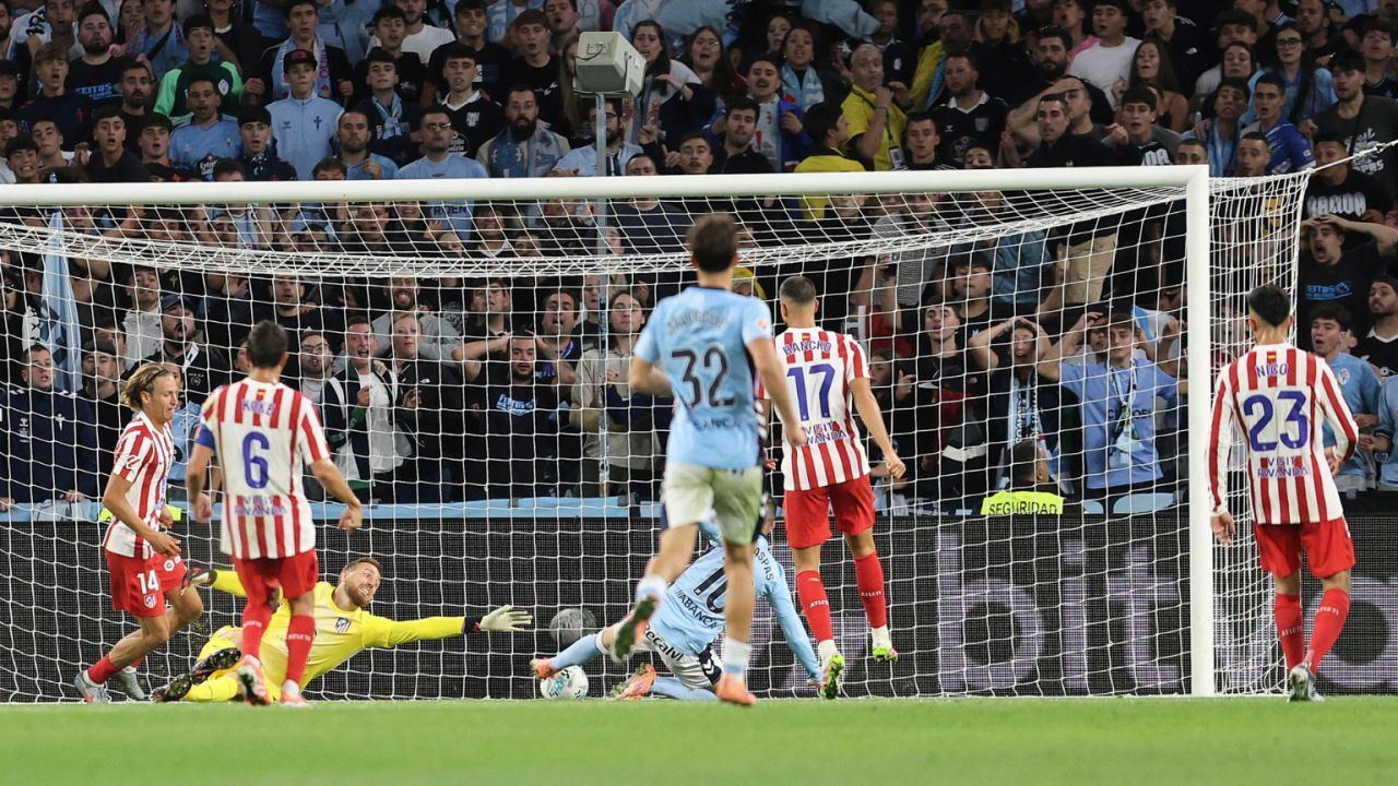 LaLiga. El Atlético pincha en Vigo y rompe su racha triunfal