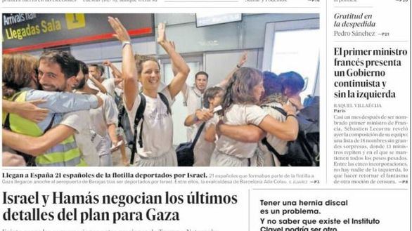 Las portadas de los periódicos de este lunes, 6 de octubre