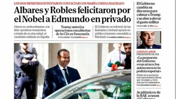 Las portadas de este jueves