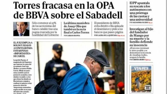 Las portadas de los periódicos de este viernes