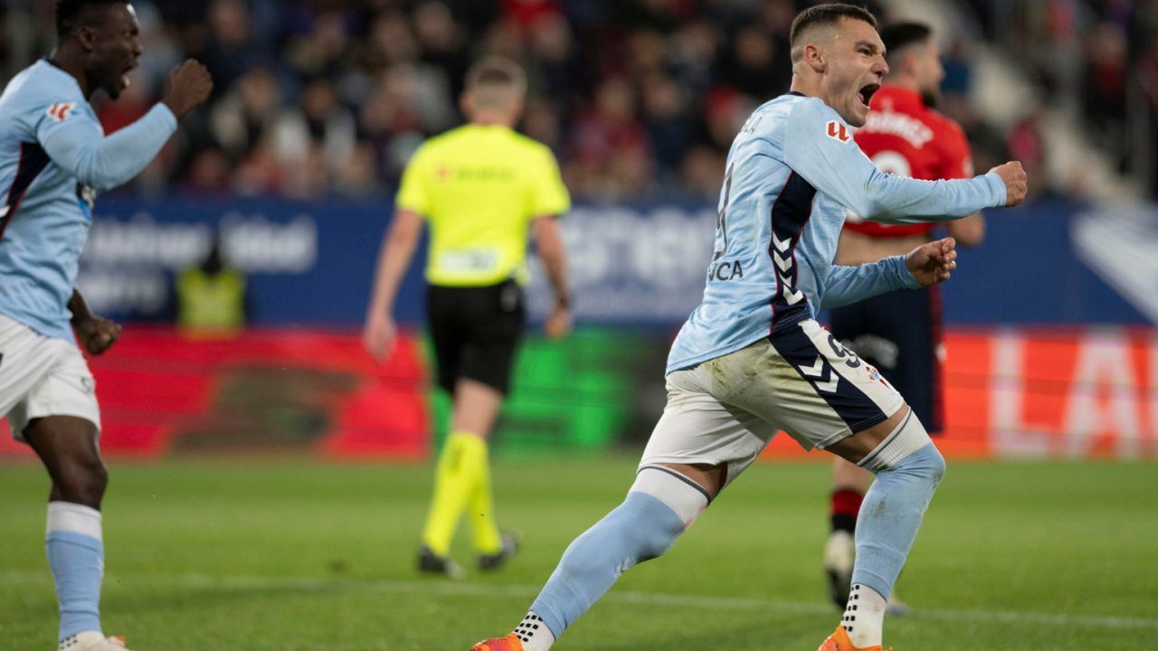 LaLiga. El Celta firma su primera victoria ante Osasuna con una gran remontada