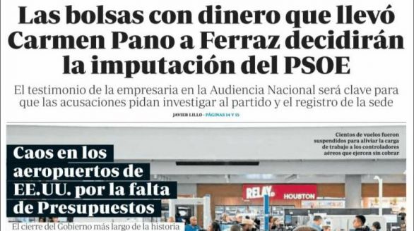 Las portadas de este sábado