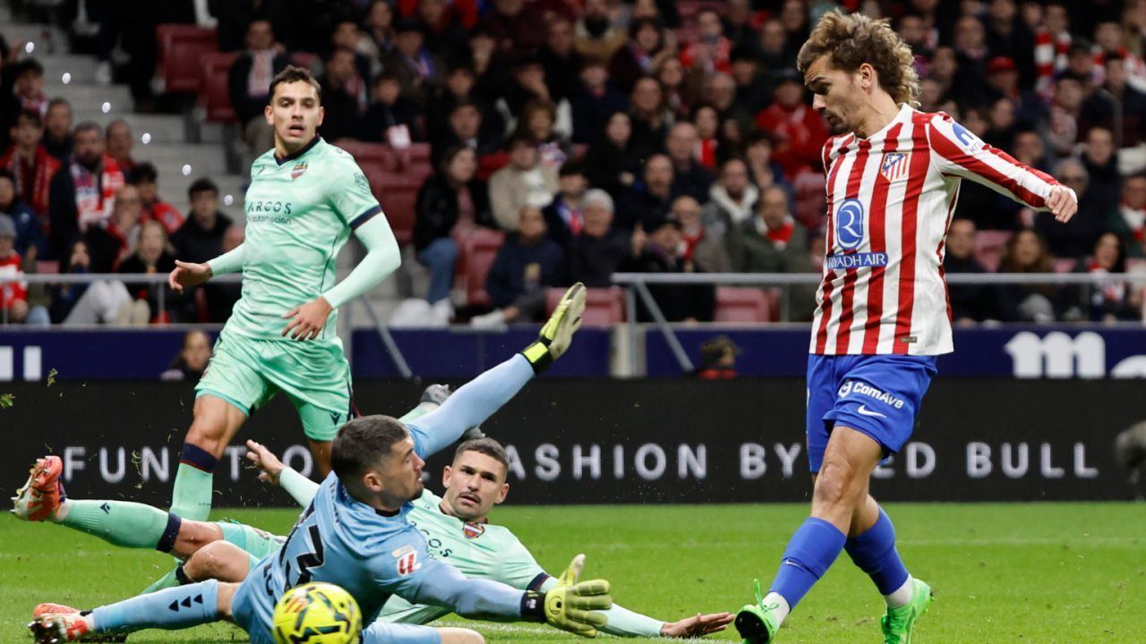 LaLiga. Griezmann y Oblak también rescatan al Atlético ante el Levante