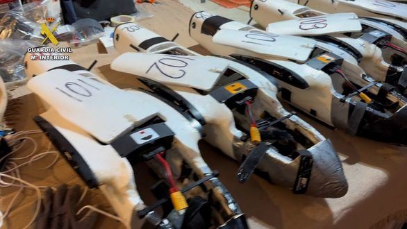 Desmantelada una red que usaba drones para introducir hachís en España desde Marruecos
