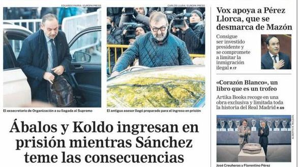 Las portadas de los periódicos de este viernes