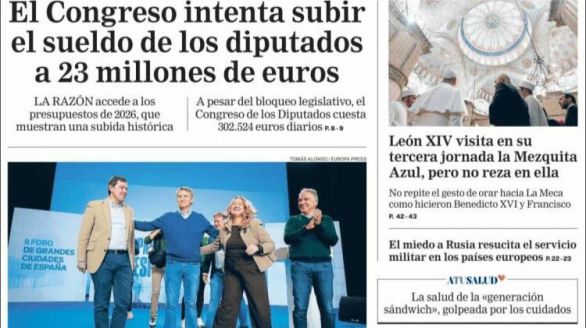 Las portadas de los periódicos de este domingo, 30 de noviembre