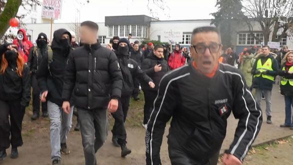 Al menos 36 heridos en Alemania durante las violentas protestas de la ultraizquierda contra AfD