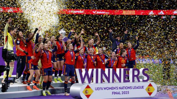 España arrolla a Alemania y revalida la Liga de Naciones en la fiesta del Metropolitano